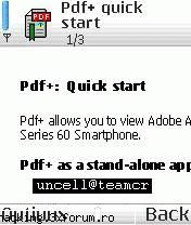 symbian series pdf+ (plus) uncell spatiul din adresa mail! User
