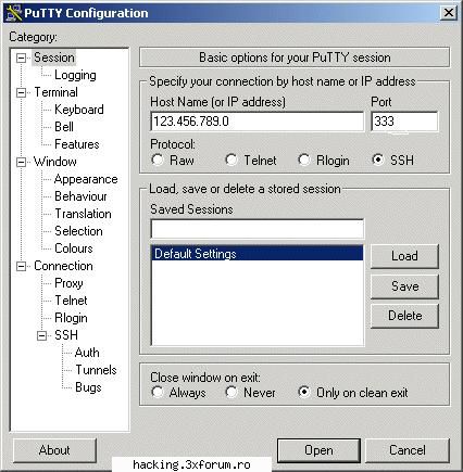 putty aflat sunt rau impart voi mele despre putty este program client pentru retea ssh,  si