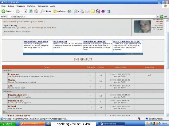 3xforum nu e piatra de moara la securitate - Am gasit un forum de kre nu crek se mai ocupa si - Hacked