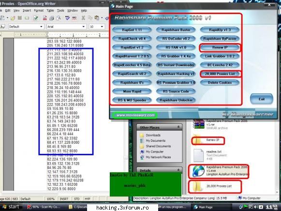 AM un nou programde hacking pt voi - CATA VARZA!!!! deci programu`i - Hacking-ul nostru cel de toate zilele