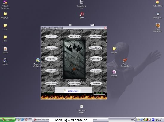 Bunch-for yahoo - Incerk acuma...sper k merge - Hacking tools