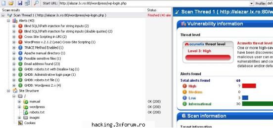 Intrebare referitoare la Vulnerabilitate - scuzatzi pentru insistentza dar am gasit pana la - S.O.S.