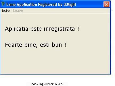Lame Application - gata am facut-o - War Games!