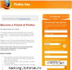 NewsLetter for Chuck - World Firefox Day Mozilla has chosen to celebrate - NewsLetter