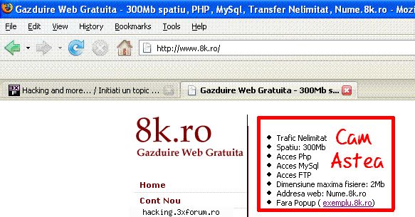 bine mah nu m-am uitat ink ... dar ... sa vad altcineva daq stie si altele sa aiba niste free