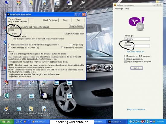 Password Revealer - uite aici ca merge...dar trebuie sa tragi tinta - HaCkinG Request