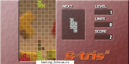 s-tris 2 is based on the famous tetris concept .
  symbian series 90