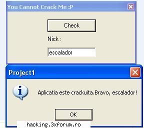 You Cannot Crack me - escalador - War Games!