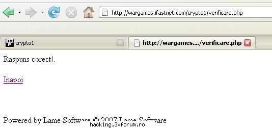 crypto1 - too simple.... ;) - War Games!