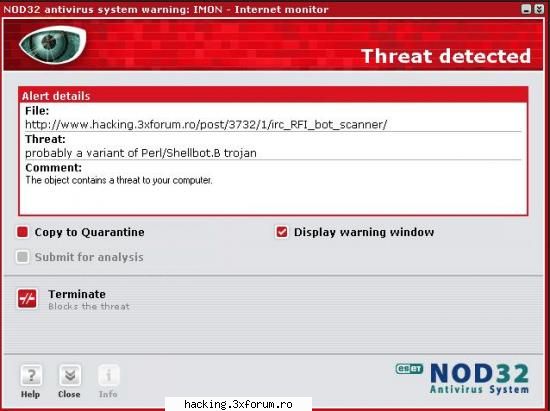 irc RFI bot scanner - Mai nou trebuie sa fim atenti si pe ce topicuri - HaCkinG Request